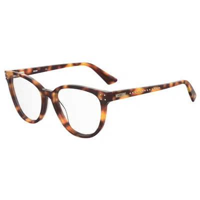 MOSCHINO BROWN ACETATE FRAMES