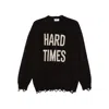 Moschino Shetland Wool Pullover In Black