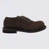 Moschino Lace-up Brogues Leather Sole In Brown