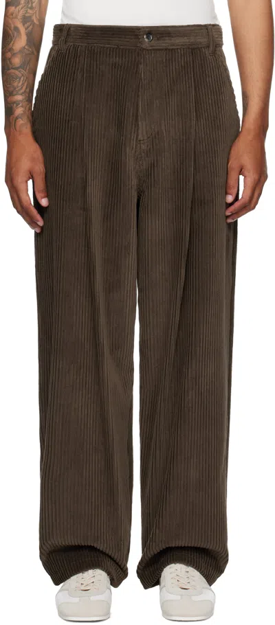 Moschino Brown Toggle Trousers
