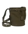 Moschino Brushed Leather Crossbody Bag