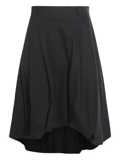 Moschino Bubble-hem Skirt In Black