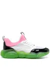 Moschino Bubble-sole Low-top Sneakers In Weiss