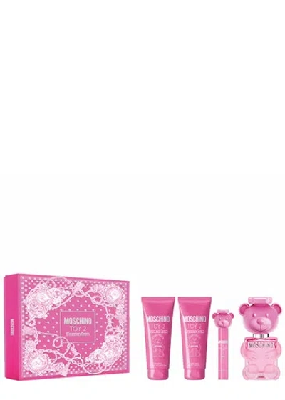 Moschino Bubblegum Eau De Toilette Set 100ml In White