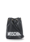 MOSCHINO BUCKET BAG WITH LOGO
