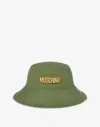 Moschino Bucket Hat Lettering Logo In Green