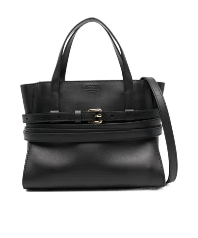MOSCHINO BUCKLE-DECORATED HANDBAG