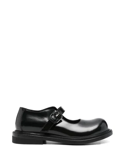 Moschino Oliver Mary Jane Loafers In Black