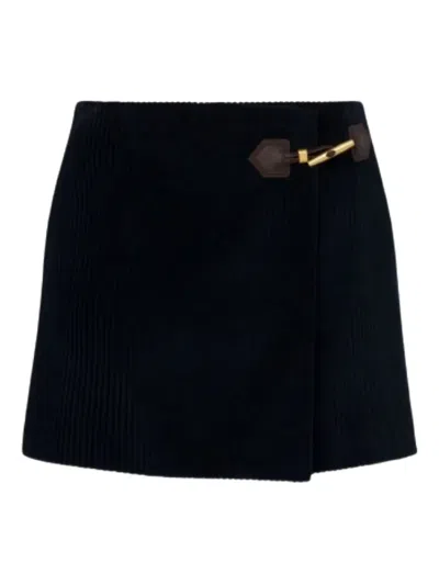 MOSCHINO BUCKLE-WRAP MINI SKIRT