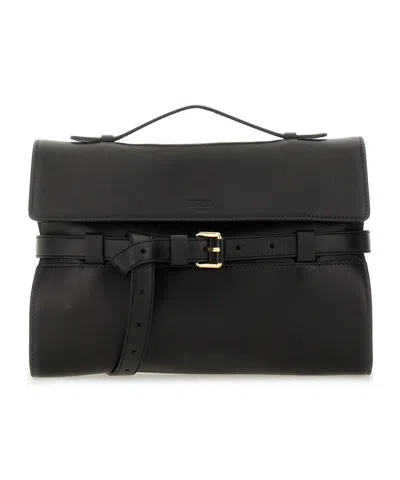 Moschino Buckled Clutch Bag
