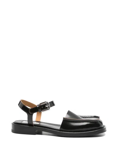 Moschino Buckle-strap Pumps In Black