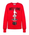 Moschino Bugs Bunny Print Sweatshirt In Red