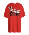 Moschino Bugs Bunny Print T-shirt In Red