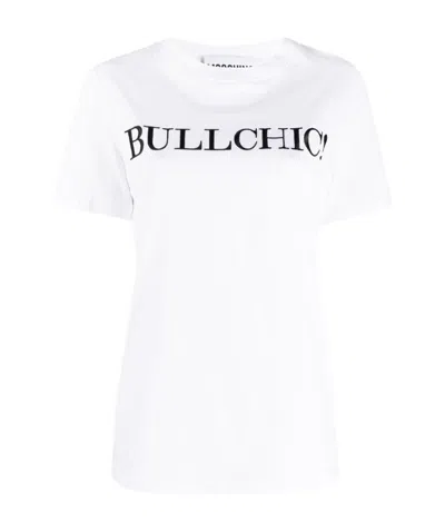 Moschino Bullchic Print T-shirt In White
