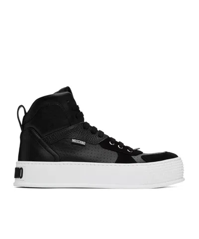 Moschino Bumps  Stripes High-top Sneakers