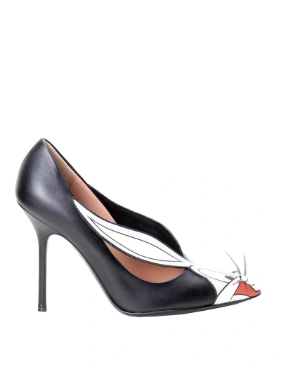 Moschino Bunny Pump In Black