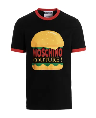 MOSCHINO GRAPHIC-PRINT CREW-NECK T-SHIRT