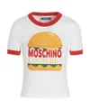 Moschino Graphic-print Cotton T-shirt In Orange