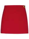 Moschino Burgundy Polyester Blend Shorts