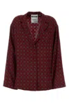 Moschino Camicia In Seta Stampata Donna