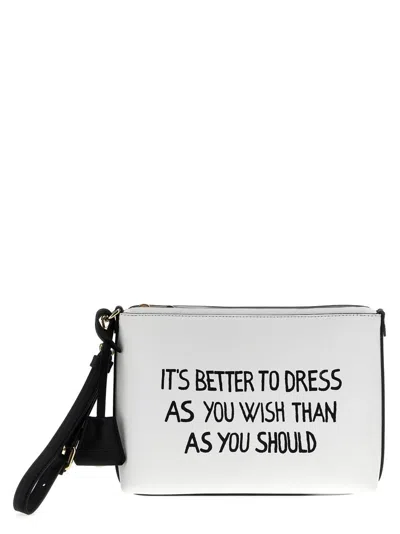 Moschino 'bustina' Clutch In White