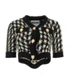Moschino Button Casual Jacket In Black