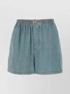 Moschino Button Detail Denim Shorts