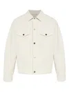 Moschino Button-fastening Flap-pocket Jacket In Neutral