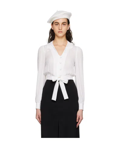 Moschino Button Shirt In White