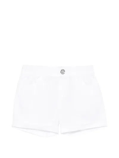 Moschino Babies' Button Shorts In White