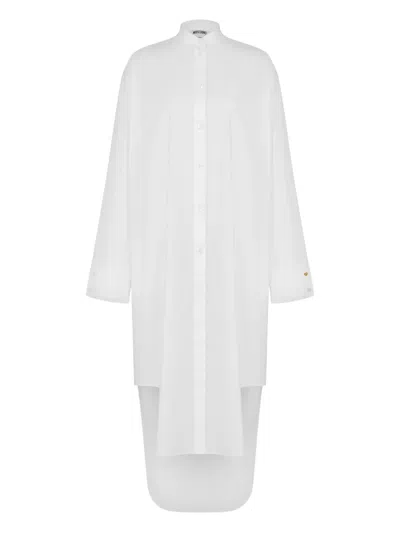 Moschino Button-up Shirt Dress In White