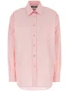 Moschino Camicia In Popeline Rosa Donna In Rosa