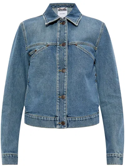 MOSCHINO BUTTONED DENIM JACKET