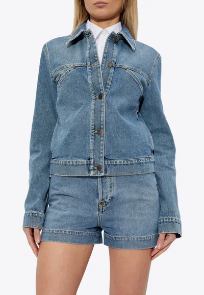 MOSCHINO BUTTONED DENIM JACKET