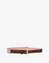 Moschino Calf Patchwork Belt