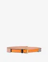 Moschino Calf Patchwork Belt