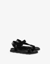 Moschino Couture Sandal With Logo In Black
