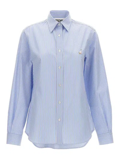 MOSCHINO CAMISA - AZUL CLARO