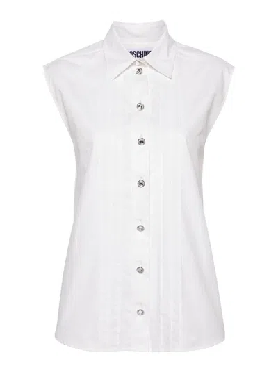 MOSCHINO CAMISA - BLANCO