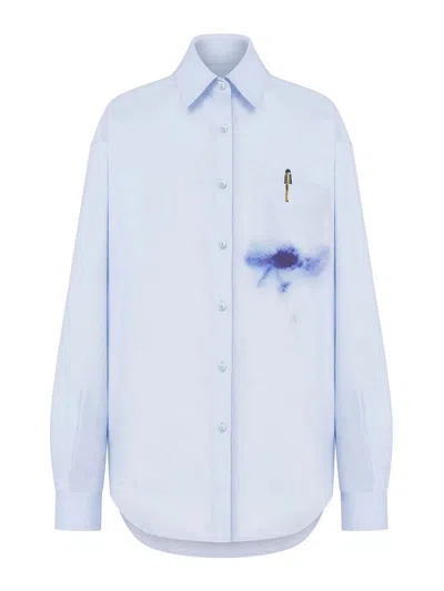 Moschino Shirt In Blue