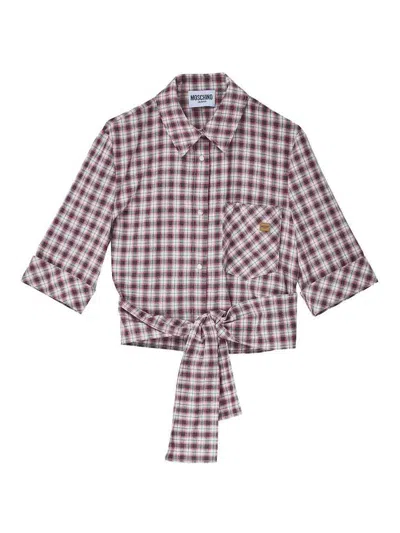 Moschino Shirt In Purple