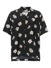 Moschino Twill Shirt Allover Daisy In Black