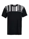 Moschino Barcode-print Cotton T-shirt In Multi