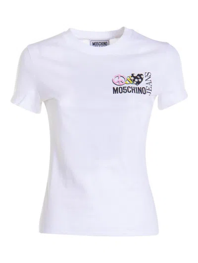 Moschino Logo T-shirt In White