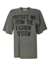 Moschino Letter-print T-shirt In Black
