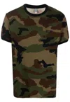Moschino Camouflage T-shirt In Verde