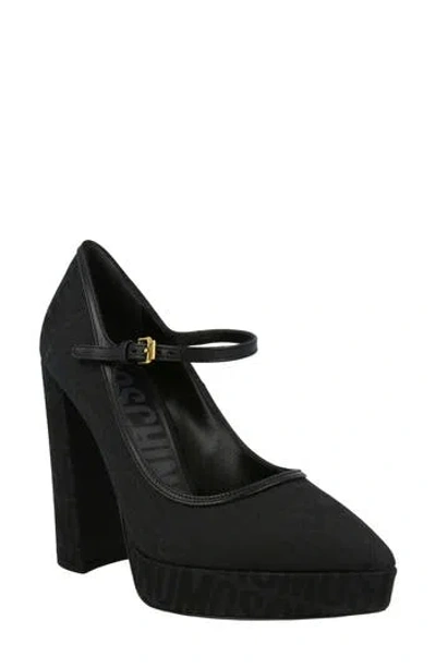 MOSCHINO MOSCHINO CANVAS MARY JANE PUMP