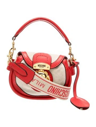 Pre-owned Moschino Canvas Shoulder Bag