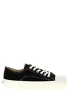 Moschino Stitched Canvas Low-top Sneakers With Rubber Sole