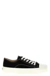 Moschino Stitched Canvas Low-top Sneakers With Rubber Sole